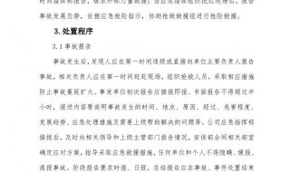 重大危险源应急预案